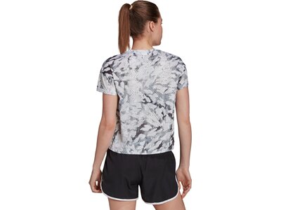 adidas Damen Primeblue Fast Graphic T-Shirt Weiß