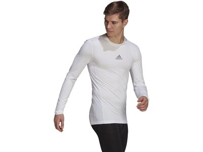 adidas Herren Compression Longsleeve Grau