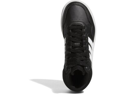 ADIDAS Kinder Freizeitschuhe Hoops Mid Schwarz