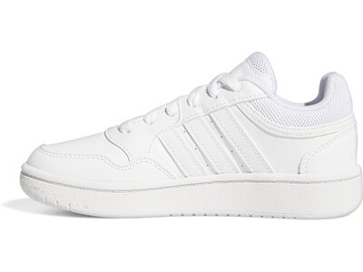 ADIDAS Kinder Freizeitschuhe Hoops Weiß