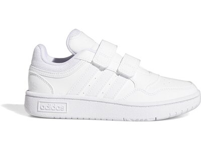 ADIDAS Kinder Freizeitschuhe Hoops Weiß