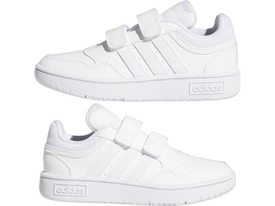 ADIDAS Kinder Freizeitschuhe Hoops Weiß