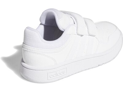 ADIDAS Kinder Freizeitschuhe Hoops Weiß