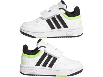 adidas Kinder Hoops Schuh Weiß