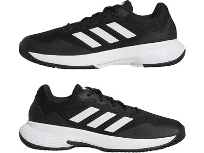 ADIDAS Herren Tennisoutdoorschuhe GameCourt 2 M Schwarz