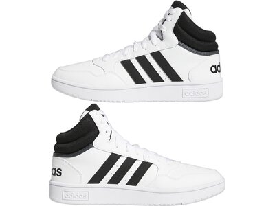 ADIDAS Herren Freizeitschuhe Hoops 3.0 Mid Classic Vintage Schwarz