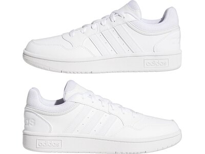 ADIDAS Damen Freizeitschuhe Hoops 3.0 Low Classic Weiß