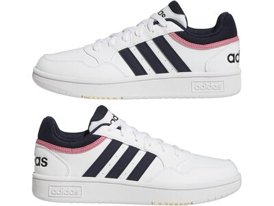 ADIDAS Damen Freizeitschuhe Hoops 3.0 Low Classic Weiß