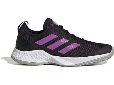 ADIDAS Damen Tennisoutdoorschuhe CourtFlash W Schwarz