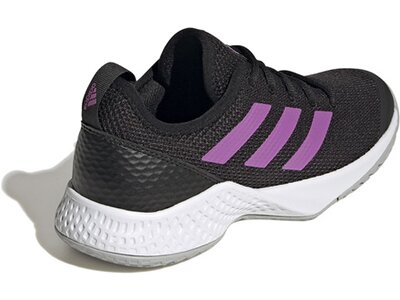 ADIDAS Damen Tennisoutdoorschuhe CourtFlash W Schwarz