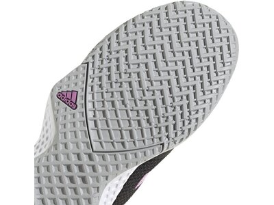 ADIDAS Damen Tennisoutdoorschuhe CourtFlash W Schwarz