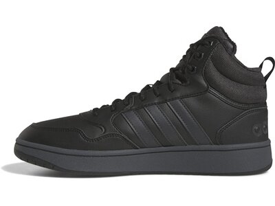 ADIDAS Herren Freizeitschuhe Hoops 3.0 Mid Lifestyle Basketball Classic Fur Lining Winterized Schwarz