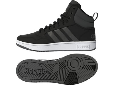 ADIDAS Damen Freizeitschuhe HOOPS 3.0 MID WTR Grau