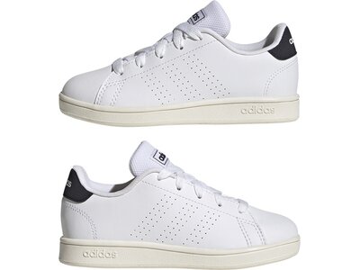 ADIDAS Kinder Halbschuhe ADVANTAGE K Weiß