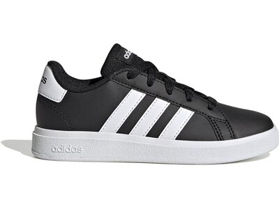 ADIDAS Kinder Halbschuhe Grand Court Lifestyle Tennis Lace-Up Schwarz