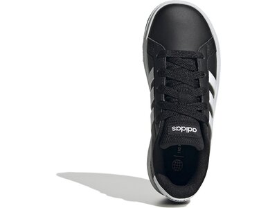 ADIDAS Kinder Halbschuhe Grand Court Lifestyle Tennis Lace-Up Schwarz