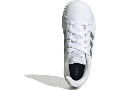 ADIDAS Kinder Halbschuhe Grand Court Lifestyle Tennis Lace-Up Weiß