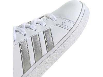 ADIDAS Kinder Halbschuhe Grand Court Lifestyle Tennis Lace-Up Weiß