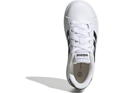 ADIDAS Kinder Halbschuhe Grand Court Lifestyle Tennis Lace-Up Weiß