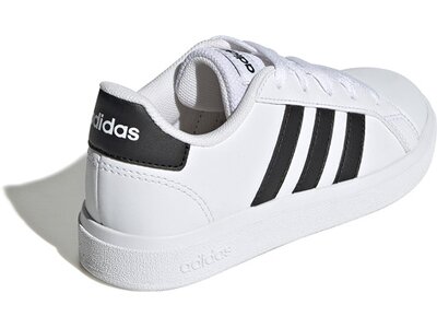 ADIDAS Kinder Halbschuhe Grand Court Lifestyle Tennis Lace-Up Weiß