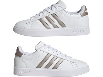 ADIDAS Damen Freizeitschuhe Grand Court Cloudfoam Lifestyle Court Comfort Weiß