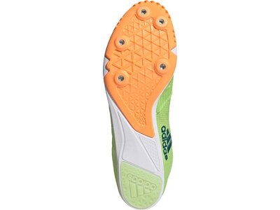 adidas Herren DistanceStar Spike-Schuh Grün