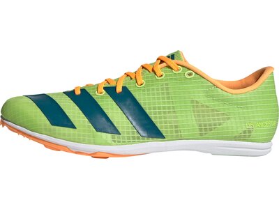 adidas Herren DistanceStar Spike-Schuh Grün