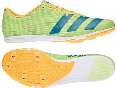 adidas Herren DistanceStar Spike-Schuh Grün