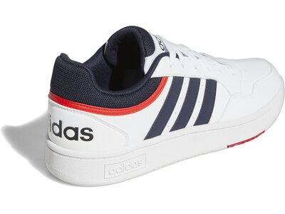 ADIDAS Herren Freizeitschuhe Hoops 3.0 Low Classic Vintage Weiß