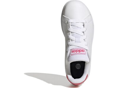 ADIDAS Kinder Halbschuhe ADVANTAGE K Weiß