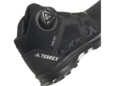 adidas Kinder TERREX Agravic Boa Mid RAIN.RDY Wanderschuh Schwarz
