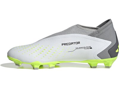 ADIDAS Herren Fussball-Rasenschuhe Predator Accuracy.3 Laceless FG Grau