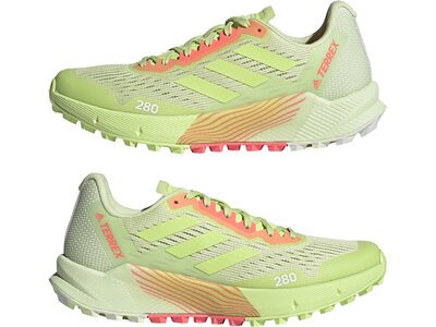 adidas Damen TERREX Agravic Flow 2.0 Trailrunning-Schuh Grün