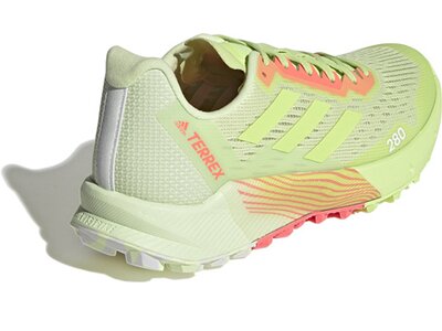 adidas Damen TERREX Agravic Flow 2.0 Trailrunning-Schuh Grün