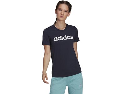 ADIDAS Damen Shirt LOUNGEWEAR Essentials Slim Logo Schwarz