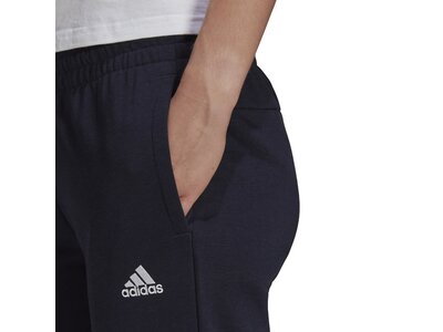 adidas Damen Essentials French Terry Logo Hose Schwarz