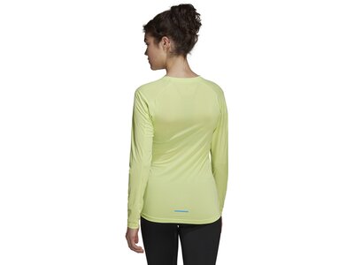 adidas Damen TERREX Primeblue Trail Longsleeve Grün