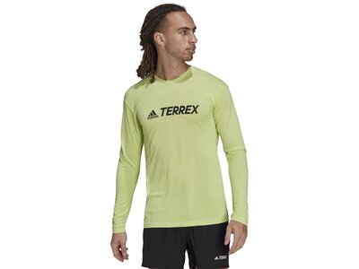 adidas Herren TERREX Primeblue Trail Longsleeve Grün