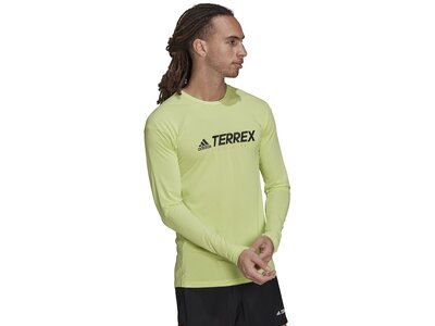 adidas Herren TERREX Primeblue Trail Longsleeve Grün