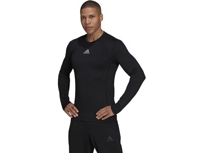 adidas Herren Techfit Warm Longsleeve Schwarz
