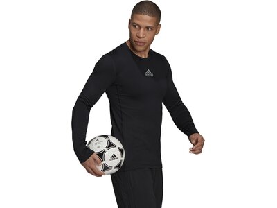 adidas Herren Techfit Warm Longsleeve Schwarz