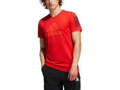 adidas Herren AEROREADY Warrior T-Shirt Rot