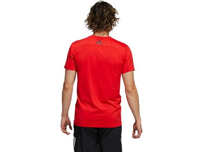 adidas Herren AEROREADY Warrior T-Shirt Rot