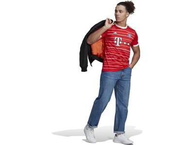 adidas Herren FC Bayern München 22/23 Heimtrikot Rot