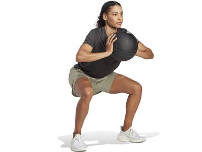 ADIDAS Damen Shorts AEROREADY Made for Training Minimal Two-in-One Grau