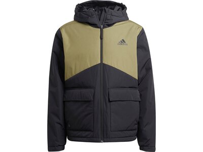 adidas Herren BSC Sturdy Hooded Jacke Schwarz