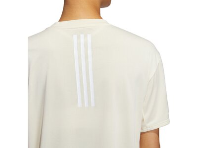 adidas Damen Training 3-Streifen AEROREADY T-Shirt Weiß