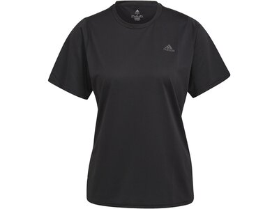 ADIDAS Damen T-Shirt Run Icons Running Schwarz