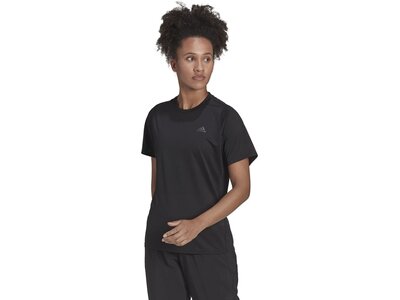 ADIDAS Damen T-Shirt Run Icons Running Schwarz