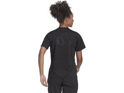 ADIDAS Damen T-Shirt Run Icons Running Schwarz